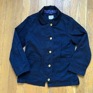 Floral Lined Barn Jacket